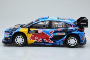 Ford Puma Rally1 WRC #7 P-L. Loubet / N. Gilsoul Rally Sweden 2023 IXO 1:18 18RMC154B Metal — billede 3 af 6