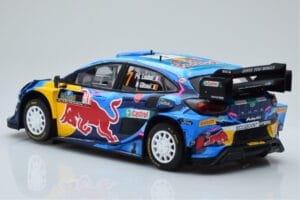 Ford Puma Rally1 WRC #7 P-L. Loubet / N. Gilsoul Rally Sweden 2023 IXO 1:18 18RMC154B Metal — billede 5 af 6