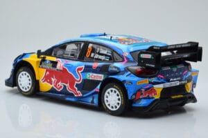 Ford Puma Rally1 WRC #8 O. Tanak / M. Jarveoja Winner Rally Sweden 2023 IXO 1:18 18RMC154A Metal — billede 5 af 6