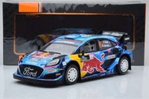 Ford Puma Rally1 WRC #8 O. Tanak / M. Jarveoja Winner Rally Sweden 2023 IXO 1:18 18RMC154A Metal — billede 6 af 6
