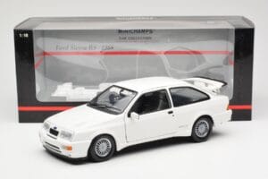 Ford Sierra RS RHD Hvid Minichamps 1:18 150084070 Metal — billede 8 af 8
