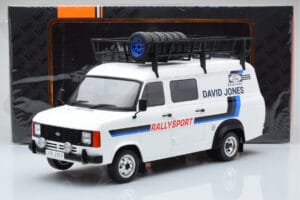 Ford Transit Mk2 Van Team David Jones Rally Assistance IXO 1:18 18RMC033XE Metal — billede 6 af 6