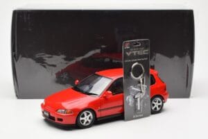 Honda Civic EG6 VTEC Rød LCD 1:18 LCD18018-RE Metal — billede 11 af 11