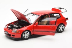 Honda Civic EG6 VTEC Rød LCD 1:18 LCD18018-RE Metal — billede 3 af 11