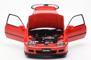 Honda Civic EG6 VTEC Rød LCD 1:18 LCD18018-RE Metal — billede 5 af 11