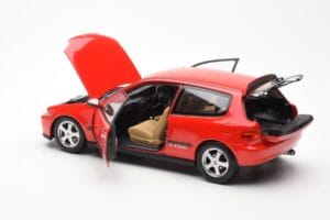Honda Civic EG6 VTEC Rød LCD 1:18 LCD18018-RE Metal — billede 8 af 11