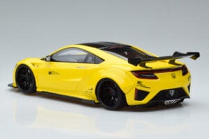Honda NSX NC1 LB Works Liberty Walk Gul GT Spirit 1:18 KJ034 Resin — billede 5 af 6
