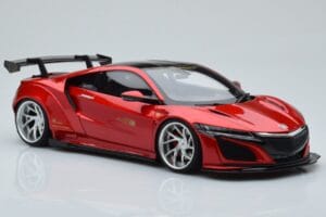 Honda NSX NC1 Liberty Walk Candy Rød GT Spirit 1:18 GT245 Metal — billede 4 af 6