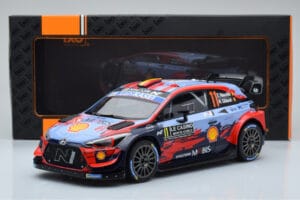 Hyundai i20 Coupe WRC #11 T. Neuville / N. Gilsoul Rally Monte Carlo 2020 IXO 1:18 18RMC067A Metal — billede 6 af 6