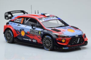 Hyundai i20 Coupe WRC #8 O. Tanak / M. Jarveoja Rally Monte Carlo 2020 IXO 1:18 18RMC067C Metal — billede 4 af 6