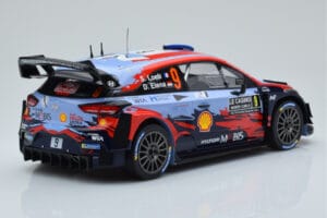 Hyundai i20 Coupe WRC #9 S. Loeb / I. Galmiche Rally Monte Carlo 2020 IXO 1:18 18RMC067B Metal — billede 2 af 6