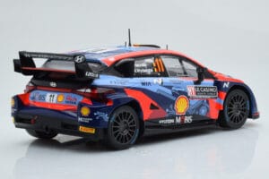 Hyundai i20 N Rally1 #11 T. Neuville / M. Wydaeghe Rally Monte Carlo 2022 IXO 1:18 18RMC112 Metal — billede 2 af 6