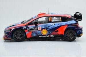 Hyundai i20 N Rally1 #11 T. Neuville / M. Wydaeghe Rally Monte Carlo 2022 IXO 1:18 18RMC112 Metal — billede 3 af 6