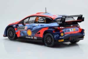 Hyundai i20 N Rally1 #11 T. Neuville / M. Wydaeghe Rally Monte Carlo 2022 IXO 1:18 18RMC112 Metal — billede 5 af 6