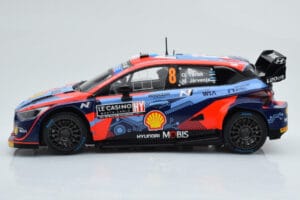 Hyundai i20 N Rally1 #8 O. Tanak / M. Jarveoja Rally Monte Carlo 2022 IXO 1:18 18RMC113 Metal — billede 3 af 6