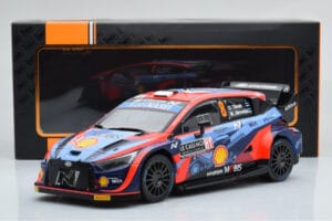 Hyundai i20 N Rally1 #8 O. Tanak / M. Jarveoja Rally Monte Carlo 2022 IXO 1:18 18RMC113 Metal — billede 6 af 6