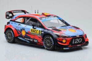 Hyundai i20 Coupe WRC #6 D. Sordo / C. del Barrio Rally Catalunya 2019 IXO 1:18 18RMC052C Metal — billede 4 af 6