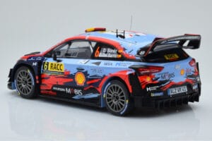 Hyundai i20 Coupe WRC #6 D. Sordo / C. del Barrio Rally Catalunya 2019 IXO 1:18 18RMC052C Metal — billede 5 af 6