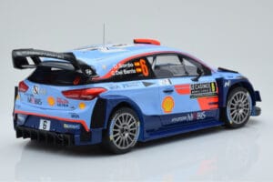 Hyundai i20 Coupe WRC #6 D. Sordo / C. del Barrio Rally Monte Carlo 2018 IXO 1:18 18RMC030C Metal — billede 2 af 6