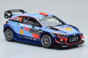 Hyundai i20 Coupe WRC #6 D. Sordo / C. del Barrio Rally Monte Carlo 2018 IXO 1:18 18RMC030C Metal — billede 4 af 6