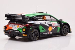 Hyundai i20 N Rally1 #11 T. Neuville / M. Wydaeghe Rally Croatia 2023 IXO 1:18 18RMC160A Metal — billede 2 af 6