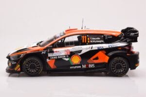 Hyundai i20 N Rally1 #11 T. Neuville / M. Wydaeghe Rally Croatia 2023 IXO 1:18 18RMC160A Metal — billede 3 af 6