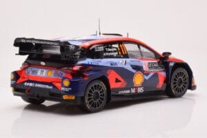 Hyundai i20 N Rally1 #11 T. Neuville / M. Wydaeghe Rally Monte Carlo 2023 IXO 1:18 18RMC153A Metal — billede 2 af 6