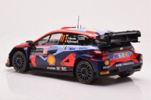 Hyundai i20 N Rally1 #11 T. Neuville / M. Wydaeghe Rally Monte Carlo 2023 IXO 1:18 18RMC153A Metal — billede 5 af 6
