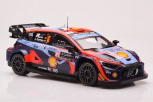 Hyundai i20 N Rally1 #6 D. Sordo / C. Carrera Rally Monte Carlo 2023 IXO 1:18 18RMC153B Metal — billede 4 af 6
