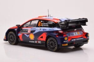 Hyundai i20 N Rally1 #6 D. Sordo / C. Carrera Rally Monte Carlo 2023 IXO 1:18 18RMC153B Metal — billede 5 af 6