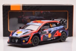 Hyundai i20 N Rally1 #6 D. Sordo / C. Carrera Rally Monte Carlo 2023 IXO 1:18 18RMC153B Metal — billede 6 af 6
