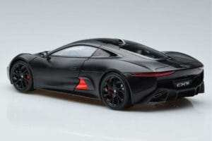 Jaguar C-X75 Sort Almost Real 1:18 810605 Metal — billede 6 af 7