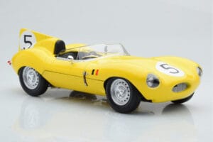 Jaguar D-Type #5 Ecurie Nationale Belge 24 Hours of Le Mans 1956 CMR 1:18 CMR143 Metal — billede 4 af 6