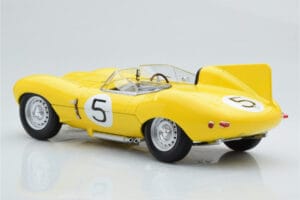 Jaguar D-Type #5 Ecurie Nationale Belge 24 Hours of Le Mans 1956 CMR 1:18 CMR143 Metal — billede 5 af 6