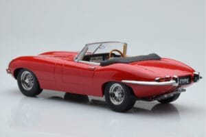 Jaguar E-Type Series 1 Roadster Rød KK-Scale 1:18 KKDC180482 Metal — billede 5 af 6