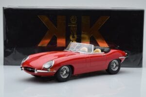 Jaguar E-Type Series 1 Roadster Rød KK-Scale 1:18 KKDC180482 Metal — billede 6 af 6