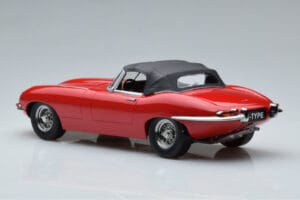 Jaguar E-Type Series 1 Roadster Rød KK-Scale 1:18 KKDC180484 Metal — billede 5 af 6