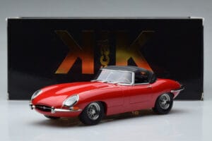Jaguar E-Type Series 1 Roadster Rød KK-Scale 1:18 KKDC180484 Metal — billede 6 af 6