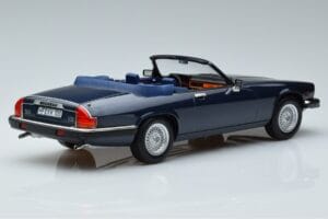 Jaguar XJS V12 Cabriolet Blå Metallic Begrænset Udgave Norev 1:18 182636 Metal — billede 2 af 6