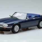 Jaguar XJS V12 Cabriolet Blå Metallic Begrænset Udgave Norev 1:18 182636 Metal
