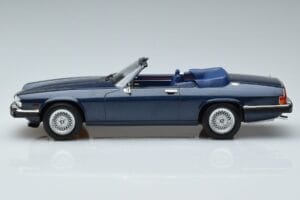 Jaguar XJS V12 Cabriolet Blå Metallic Begrænset Udgave Norev 1:18 182636 Metal — billede 3 af 6