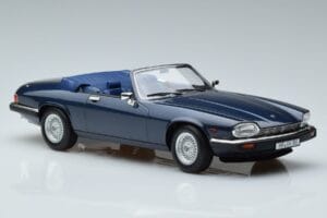 Jaguar XJS V12 Cabriolet Blå Metallic Begrænset Udgave Norev 1:18 182636 Metal — billede 4 af 6