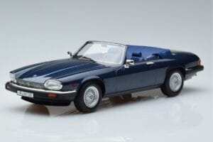 Jaguar XJS V12 Cabriolet Blå Metallic Begrænset Udgave Norev 1:18 182636 Metal