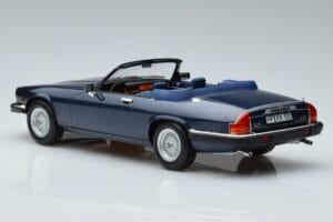 Jaguar XJS V12 Cabriolet Blå Metallic Begrænset Udgave Norev 1:18 182636 Metal — billede 5 af 6