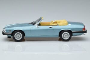 Jaguar XJS V12 Cabriolet Lyseblå Metallic Norev 1:18 182635 Metal — billede 3 af 6