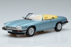 Jaguar XJS V12 Cabriolet Lyseblå Metallic Norev 1:18 182635 Metal