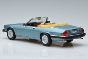 Jaguar XJS V12 Cabriolet Lyseblå Metallic Norev 1:18 182635 Metal — billede 5 af 6