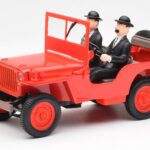 Jeep Willys Tintin 2 Figurer UT Models 1:18