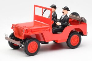 Jeep Willys Tintin 2 Figurer UT Models 1:18
