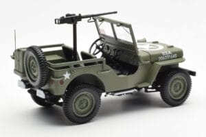 Jeep Willys MB US Army D-Day 1944 Norev 1:18 189016 Metal — billede 3 af 10